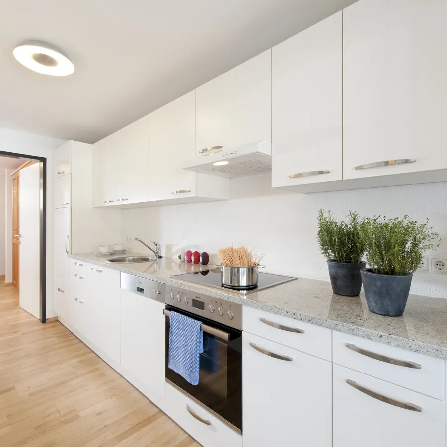 Küchenzeile im Junior Suite-Apartment